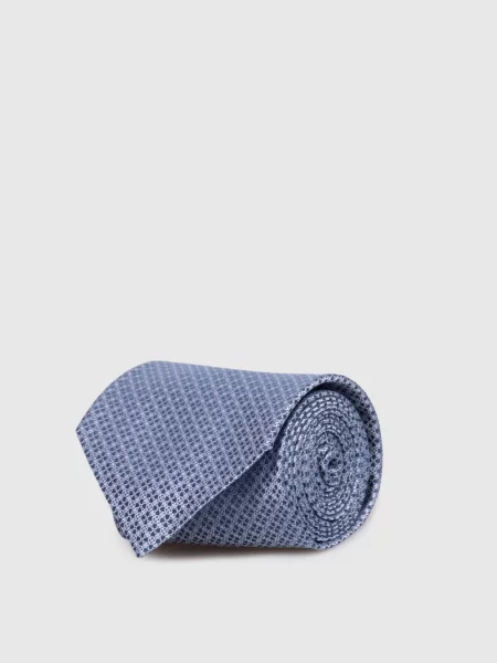 Краватка із шовку Stefano Ricci блакитна