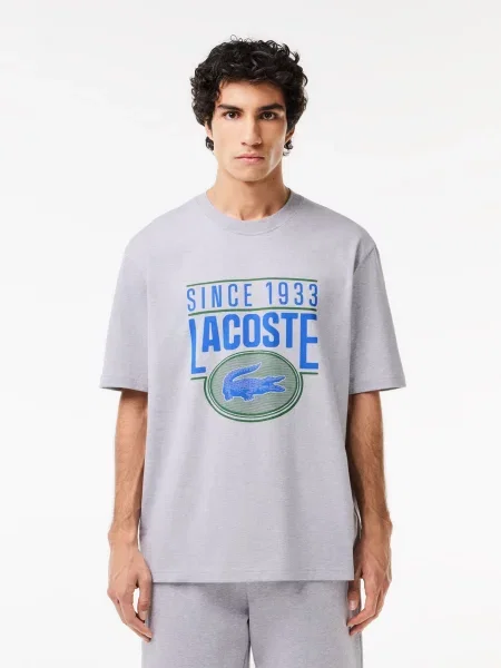Футболка Lacoste сірий