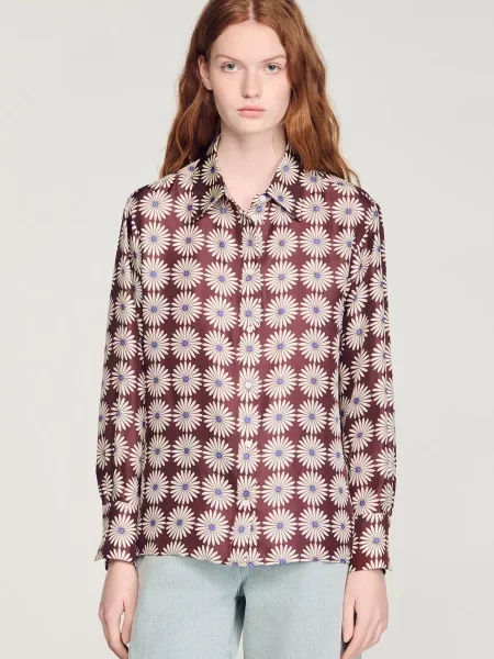 Шовкова сорочка Sandro