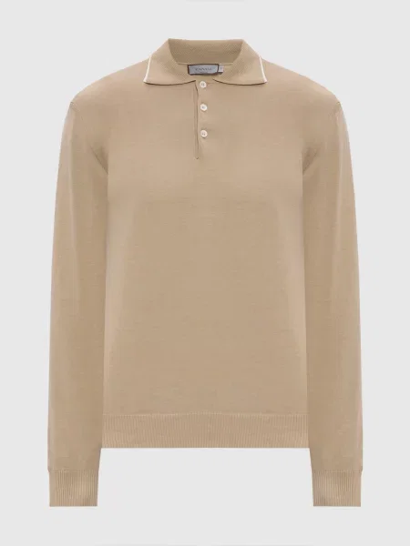 Поло Canali бежеве