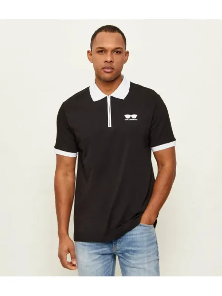 Karl Lagerfeld Polo negru
