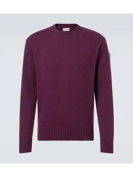 Pulover Moncler de lână bordo