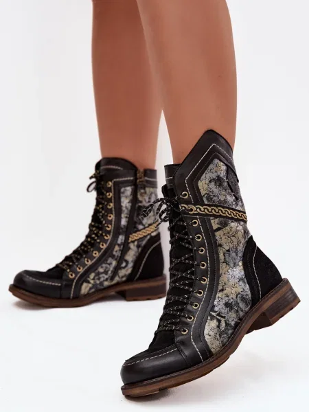 Botine Maciejka negru