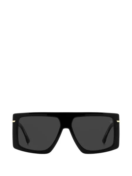 Ochelari de soare Victoria Beckham Eyewear cu imprimeu geometric negru