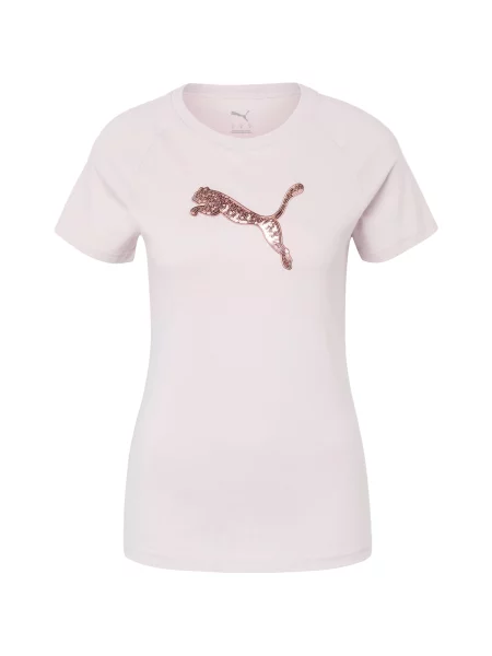 PUMA Tricou Essential auriu / rosé roz