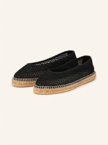 Manebí Espadryle schwarz czarne