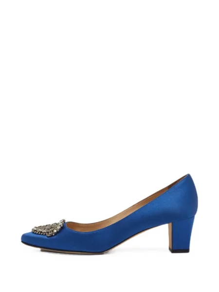 Pantofi cu toc Manolo Blahnik albastru