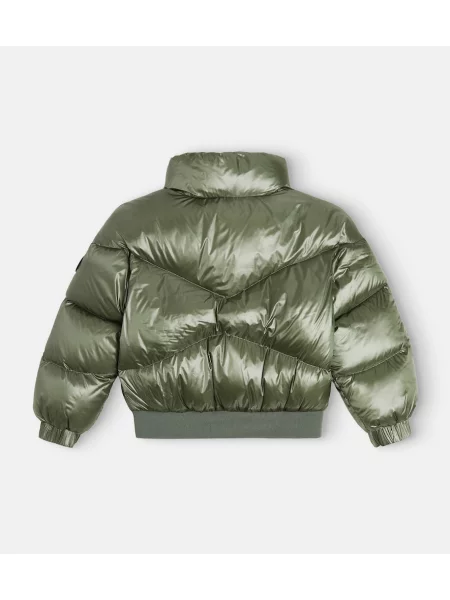 Pūkinė striukė Woolrich pilka