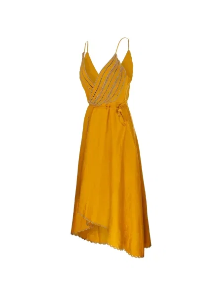 Rochie Farm Rio plic galben