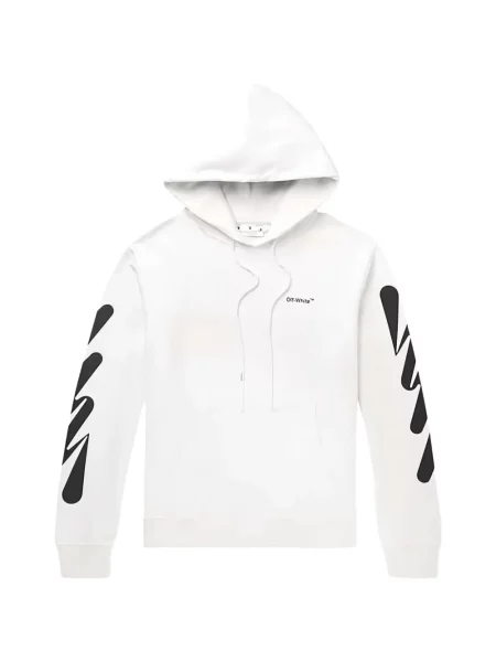 Hanorac cu glugă Off-white alb