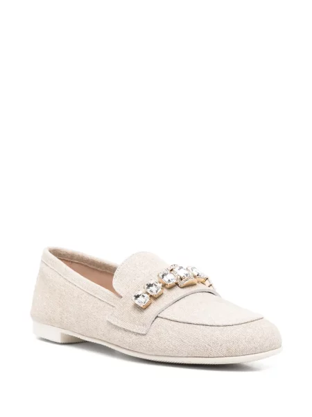 Pantofi loafer Casadei de cristal