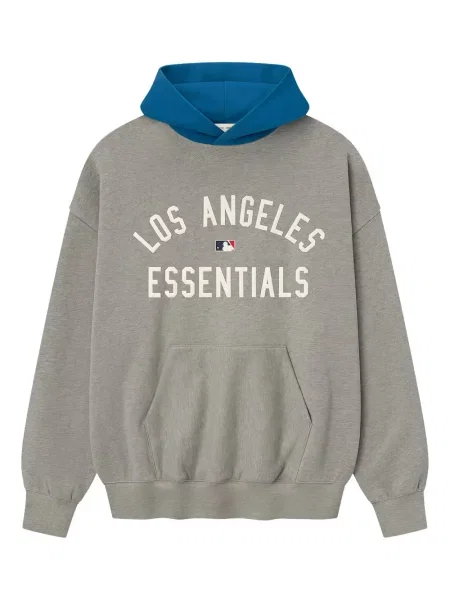 Hanorac cu glugă Fear Of God Essentials gri
