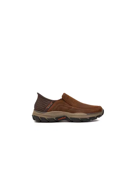 Polobotky Skechers hnědé
