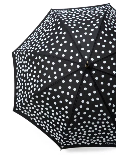 Umbrelă Moschino cu buline cu imagine negru
