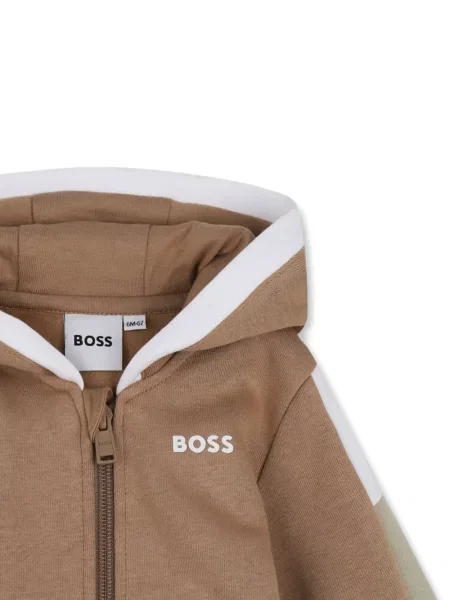 Bluza rozpinana dziecięca Bosswear brązowa