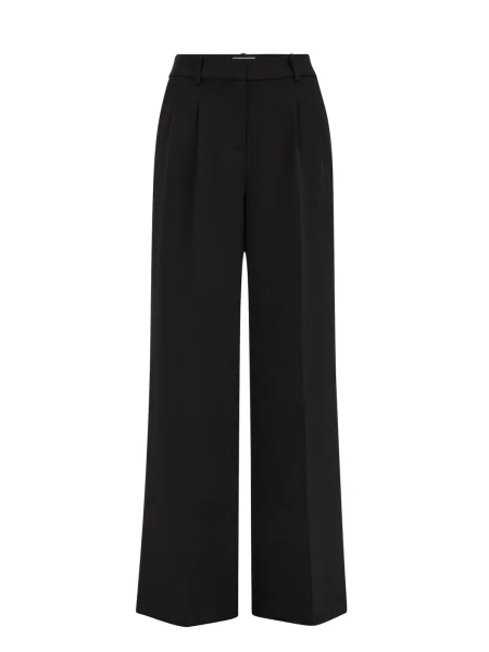 WE Fashion Pantaloni cutați negru