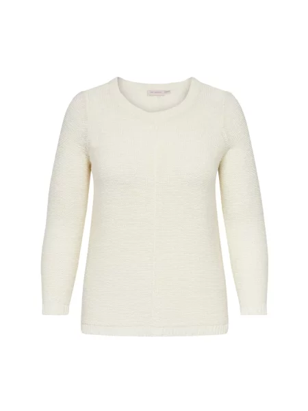 Sweter Only Carmakoma biały