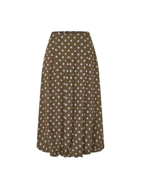 Spódnica midi Masai brązowa