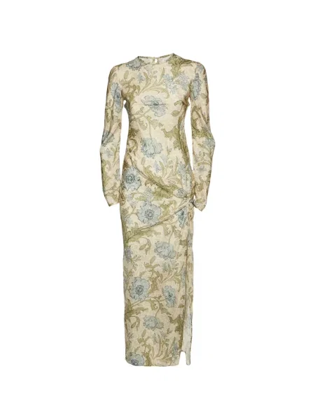 Rochie maxi Sir cu model floral cu imagine