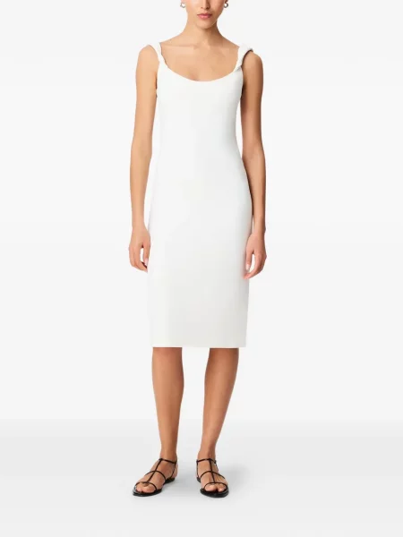 Rochie midi Another Tomorrow alb