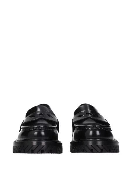 Pantofi loafer Off-white din piele alb