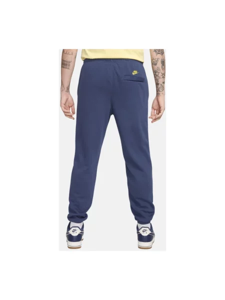 Spodnie dresowe Nike z logo niebieskie