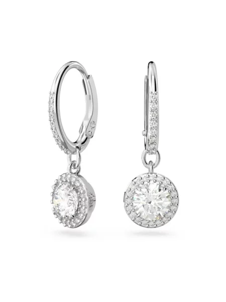 Swarovski Akcesoria Kobieta Szary ONE SIZE Kolczyki Angelic Drop białe
