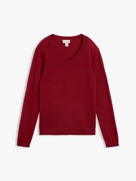 Sweter z miękkiej mieszanki kaszmiru Good Cashmere Standard® czerwony