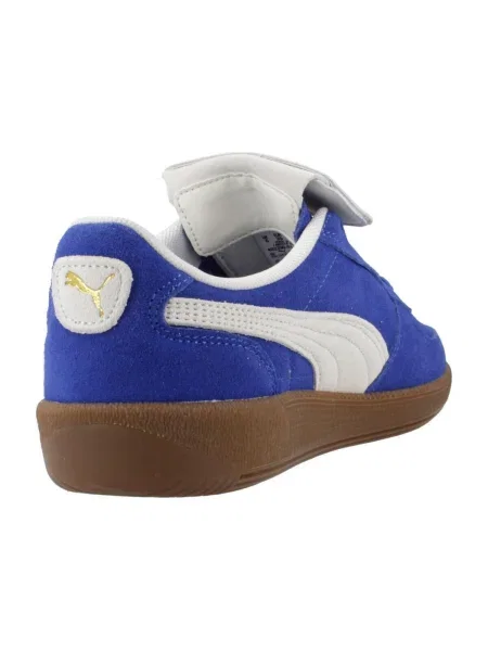 Pantofi Puma din piele de căprioară albastru
