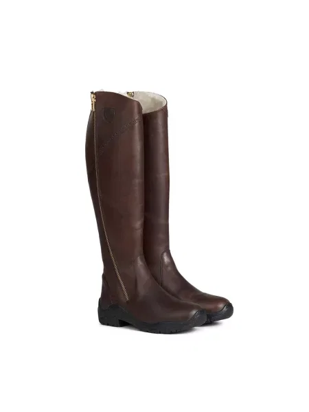 Zimowe buty jeździeckie Horze Aspen brązowe