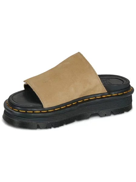 Pantofi Dr. Martens din piele de căprioară bej