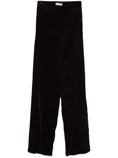 Aksamitne spodnie Blanca Vita czerwone