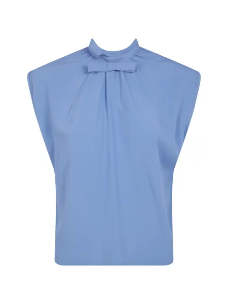 Top Drhope z kokardką niebieski