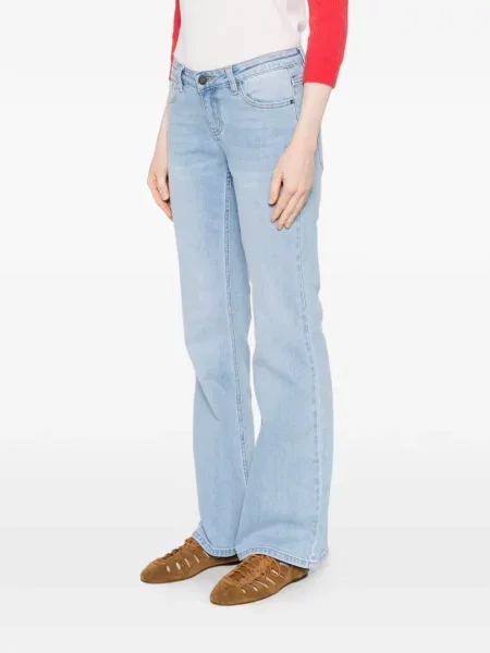 Jeansy dzwony Eleh dzwony niebieskie