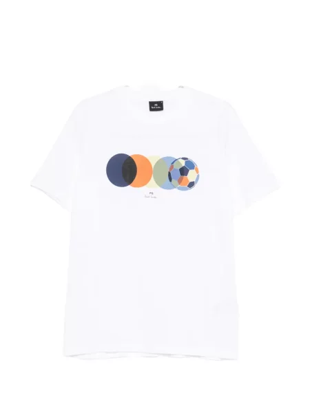 Tricou Ps Paul Smith cu imagine alb