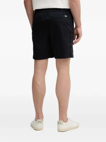 Pantaloni scurți Lacoste cu autograf albastru
