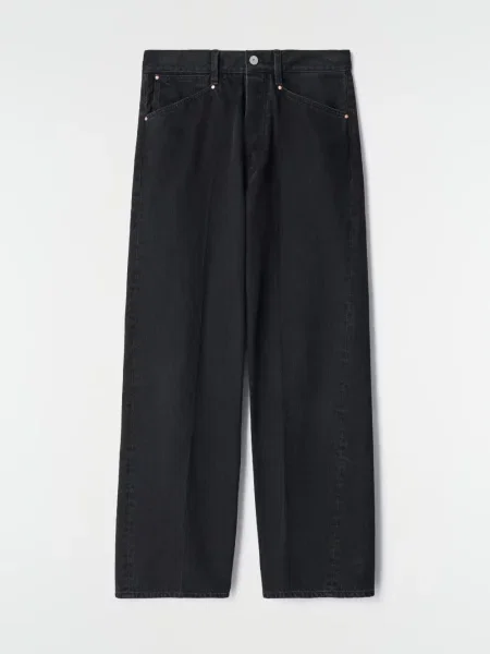 Pantaloni Lemaire cu 5 buzunare negru