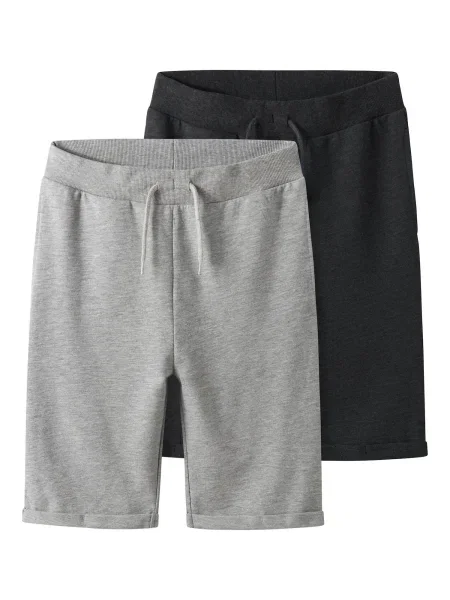 TWO SOON Pantaloni gri amestecat negru