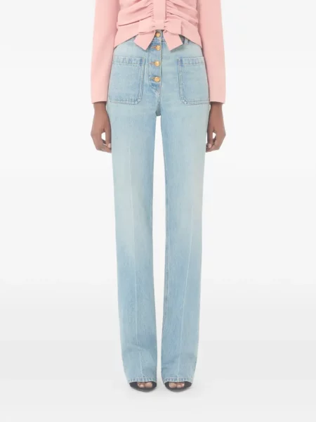 Pantaloni Valentino Garavani albastru
