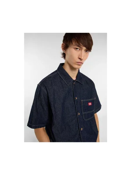 Cămașă din denim Dickies albastru