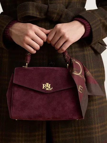 Lauren Ralph Lauren сумочка замшева