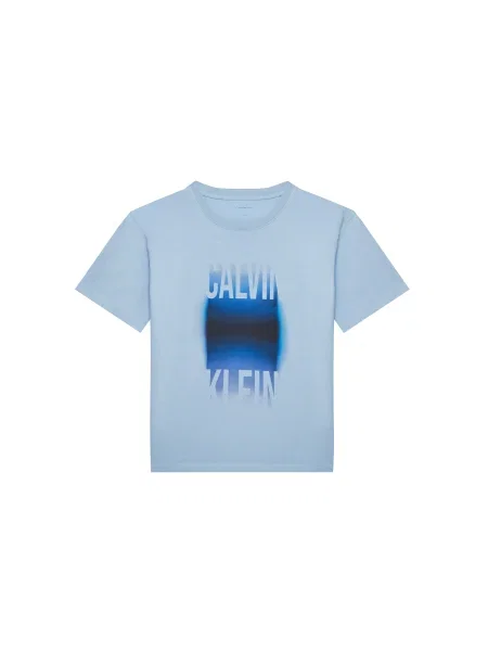Calvin Klein Jeans Póló Gradient Graphic Regular Fit kék
