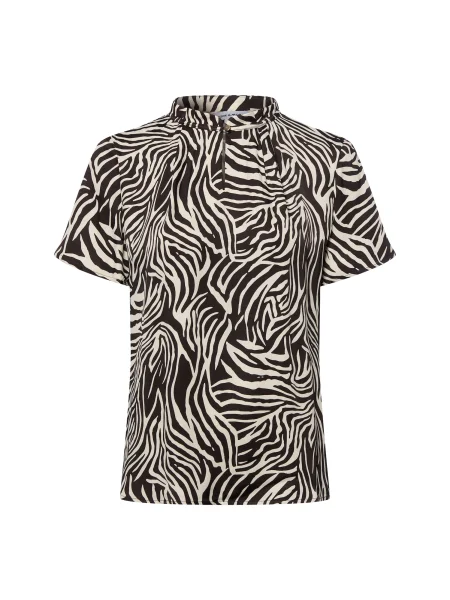 MORE & MORE Bluză crem / ciocolatiu