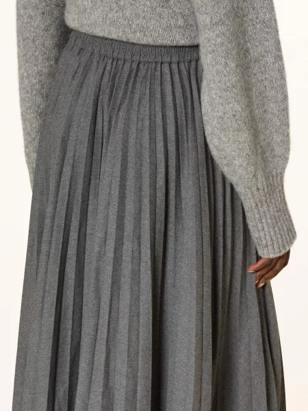 Herzen's Angelegenheit Plisowana Spódnica grau