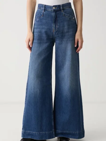 Joop! blugi wide leg pentru femei albastru