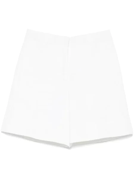 Pantaloni scurți Jil Sander de in alb