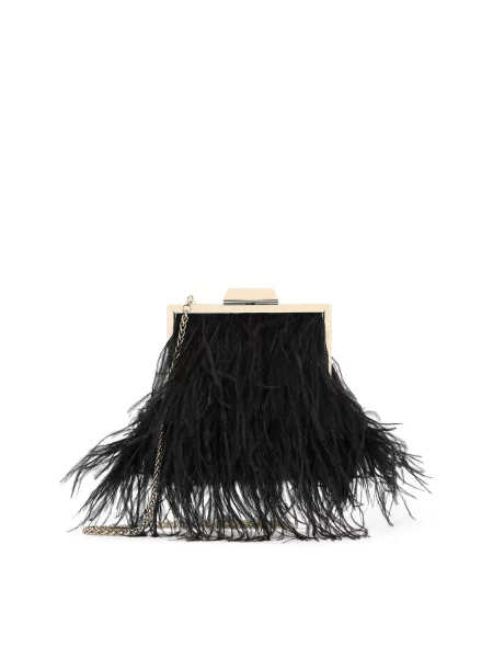 Kazar Pisemska torbica zlata črna