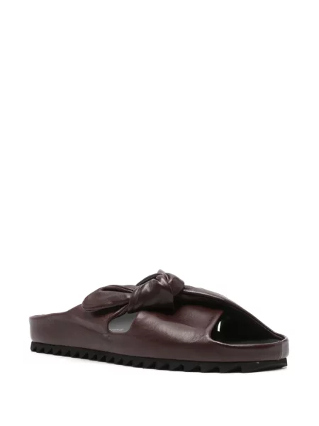 Papuci tip mules Officine Creative din piele maro