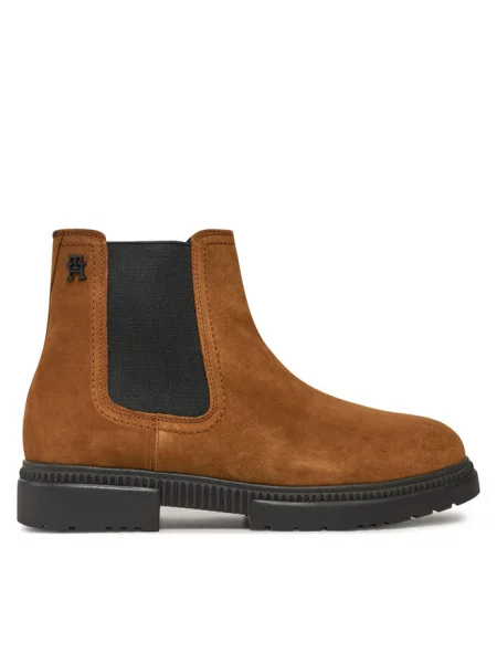 Sztyblety Tommy Hilfiger brązowe