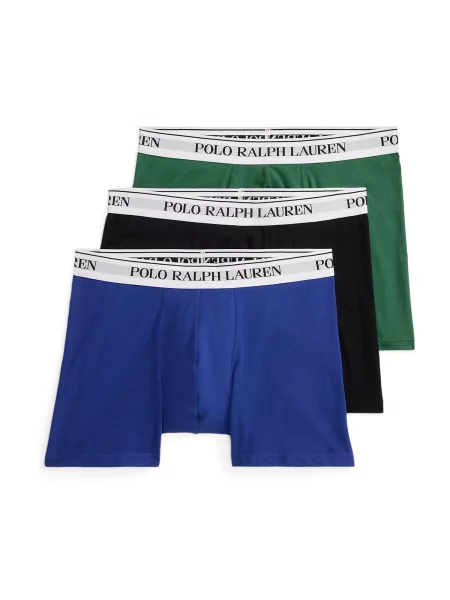 Polo Ralph Lauren Boxeri albastru regal / verde / negru alb
